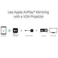 Kanex HDMI to VGA Adapter with Audio Support for Apple TV- HDCP Compliant-power adapter included N4