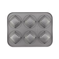 Cake Boss Specialty Nonstick Bakeware 2-Piece Round and Square Mini Stacked Cakelette Pan