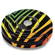 Skin Decal Vinyl Wrap For IRobot Roomba 650 655 Vacuum / Zebra Stripe Rainbow