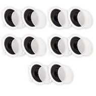 Theater Solutions TSS6C In Ceiling 6.5&quot; Speakers Surround Sound Home Theater Deluxe 5 Pair Pack 5TSS6C