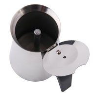 Jimei 6 Cup Stainless Steel Italian Latte Moka Express Stovetop Espresso Maker Pot Suit For Induction Cooker N3