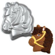 Wilton PARTY PONY HORSE Cake Tin Baking Pan insert instructions equine