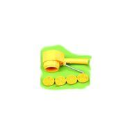 Left Hand Thread Semi-Automatic Baking Moon Cake Mold 75 Grams With 4 Motif