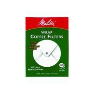 Melitta USA Inc 627402 White Wrap Coffee Filter 40 Filters N2