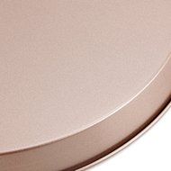 MyLifeUNIT Carbon Steel Non Stick Pizza Pan, 10-Inch, Gold N4
