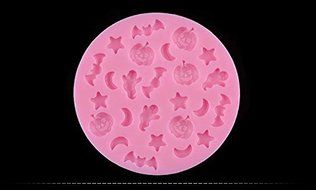 Topnew-Candy Cavity Silicone Chocolate Mold Candy and Gummy Moulds Star Moon H1627