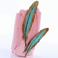 Western Feather Silicone Mold Food Safe Fondant, Candy, Gum Paste,. Craft or Jewelry Mold Resin, Clay, Flexible... N5