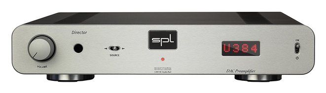 SPL Director balanced Preamp/DSD DAC with 140dB dynamic range! (Silver) N2