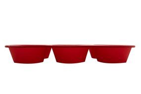 Marathon Housewares KW200016RD Premium Silicone Bakeware Jumbo Muffin Pan, Red