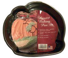 Nordic Ware Harvest Pumpkin Baking Non-stick Cake Pan with Enameled Exterior