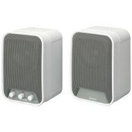 Epson ELPSP02 2.0 Speaker System - 30 W RMS - White - 80 Hz - 20 kHz
