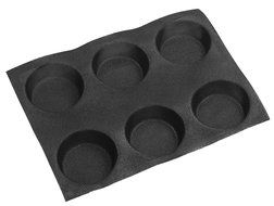 Dltsli Silicone Non Stick Perforated Baking Liners Mat Bread Buns Mold Subway Bread Mould
