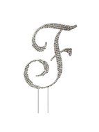 Letter L Rhinestone Crystal Cake Topper Silver, Numbers, Letters for Wedding, Birthday, Anniversary, Party. Shine... N39