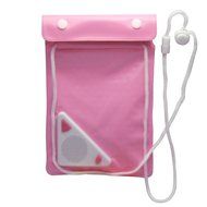 Bag-Type Waterproof Speakers for Smartphone (Pink)