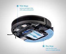 COVER All-in-One Robotic Vacuum with Wet/Dry Mop Module and Virtual Wall