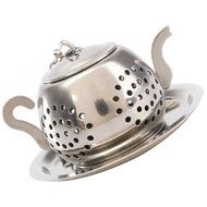 stainless steel filter - TOOGOO(R)Mesh Loose Tea Leaf Infuser Tray Strainer Filter Herb Infuser Stainless Steel...