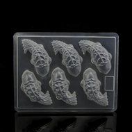 Fashionclubs 3D Koi Fish Plastic Jelly Chocolate Fondant Mold Sugarcraft Mold (L) N4