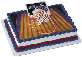 NBA Slam Dunk Cleveland Cavalier Cake Topper