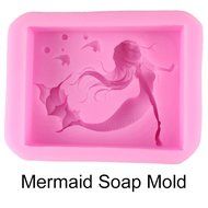 Mujiang Little Mermaid Cake Decorating Food Grade Silicone Jello Sugar Chocolate Fondant Molds N16