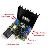 Kimdrox 15w+15w Dual-channel Power Amp 12 Volt Small Digital Audio Motorcycle Stereo Amplifier Ampli Kit