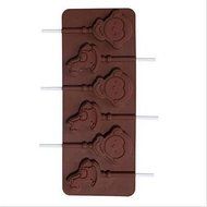 Sher 1PCS Rabbit &amp; Monkey Shape For Chocolate Lollipop Mold, Cake Tools, Cookie , Jelly, Ice Mold Food Grade Silicone N4