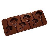 Sher 1PCS Rabbit &amp; Monkey Shape For Chocolate Lollipop Mold, Cake Tools, Cookie , Jelly, Ice Mold Food Grade Silicone N5