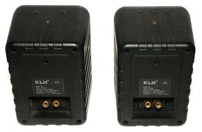 Pair of KLH 980 Black Indoor / Outdoor 2 Way Speakers - 100W N2