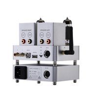 Gemtune APPJ PA1601A wiFI 6P14+6J1 tube amplifier,AUX/Smart Phone/SD Card/PC/Flash Disk Input (Silver) N3