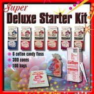 Super Deluxe Cotton Candy Floss Machine Starter Kit N2