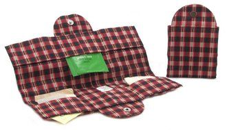 Tea Travel Compartment Wallet (Modern Cherries) N2