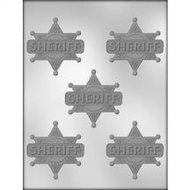 3 Pack Sheriff Badge Mold