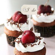 Paper Star I do Cake Topper Cupcake Pick Wedding Party Decor Pack of 10 - Beige N13