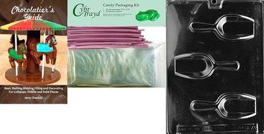 Cybrtrayd D073 Chocolate Candy Mold, Scoop Dads and Moms N6