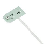 Paper Star I do Cake Topper Cupcake Pick Wedding Party Decor Pack of 10 - Beige N15