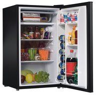 Amana AMA35BK Compact Single Door Refrigerator, 3.5 cu. ft., Black