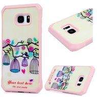 Badalink Galaxy S7 Edge Case Shockproof Drop Protection TPU Bumper Frame + Colorful Painting Hard PC Protective... N21