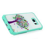 Badalink Galaxy S7 Edge Case Shockproof Drop Protection TPU Bumper Frame + Colorful Painting Hard PC Protective... N23
