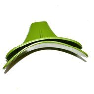 Silicone Kitchen Bowls Pots Slip-on Pour Spout Tool Gadget Green, Pack of 2