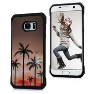 Badalink Galaxy S7 Edge Case Shockproof Drop Protection TPU Bumper Frame + Colorful Painting Hard PC Protective... N25