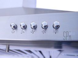 Blue Ocean 30" RH02I Stainless Steel Island Mount Kitchen Range Hood N3