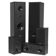 Fluance AVHTB Surround Sound Home Theater 5.0 Channel Speaker System including Three-way Floorstanding Towers,...