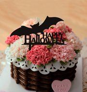 Ecape Wedding Cake Toppers Acrylic Bride and Groom Bridal Cake Toppers with Art Words Mr and Mrs for Cake Decoration N31