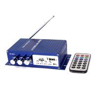 2 Channel Car Audio Amplifier w USB Card Reader