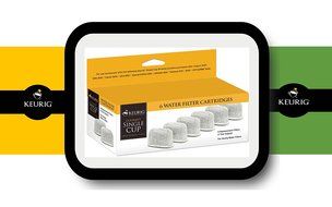 Keurig Water Filter Cartridges for Keurig B50, B55, B60, B65, B66 - 6 Pack N2