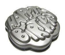 Chloe's Kitchen 203-184 Non-Stick Happy Birthday Cake Pan, Dark Grey