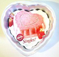 Fancy Heart Singles 3/4 Cup Personal Cake Pan - By Wilton