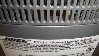 Bose 321 Series II. Subwoofer only. N4