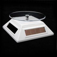 New Solar Rotating Display Stand Turn Table Plate N4