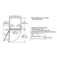 Thermador 24 In. Panel Ready Freezer Column - T24ID800LP N3