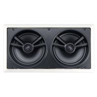 White 2-Way 6.5" inch 100 Watt 100W 6 Ohms In-Wall Center Channel Speaker 6-1/2"